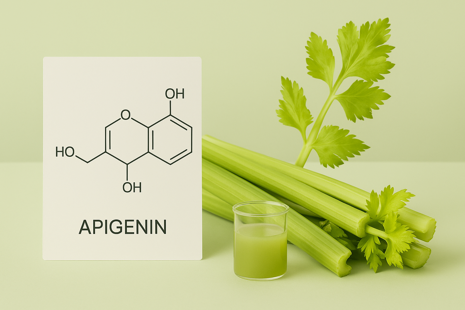Apigenin — the celery juice flavonoid that wakes up the stomach